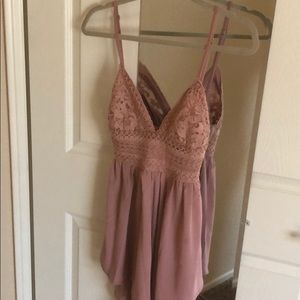Blush play suit